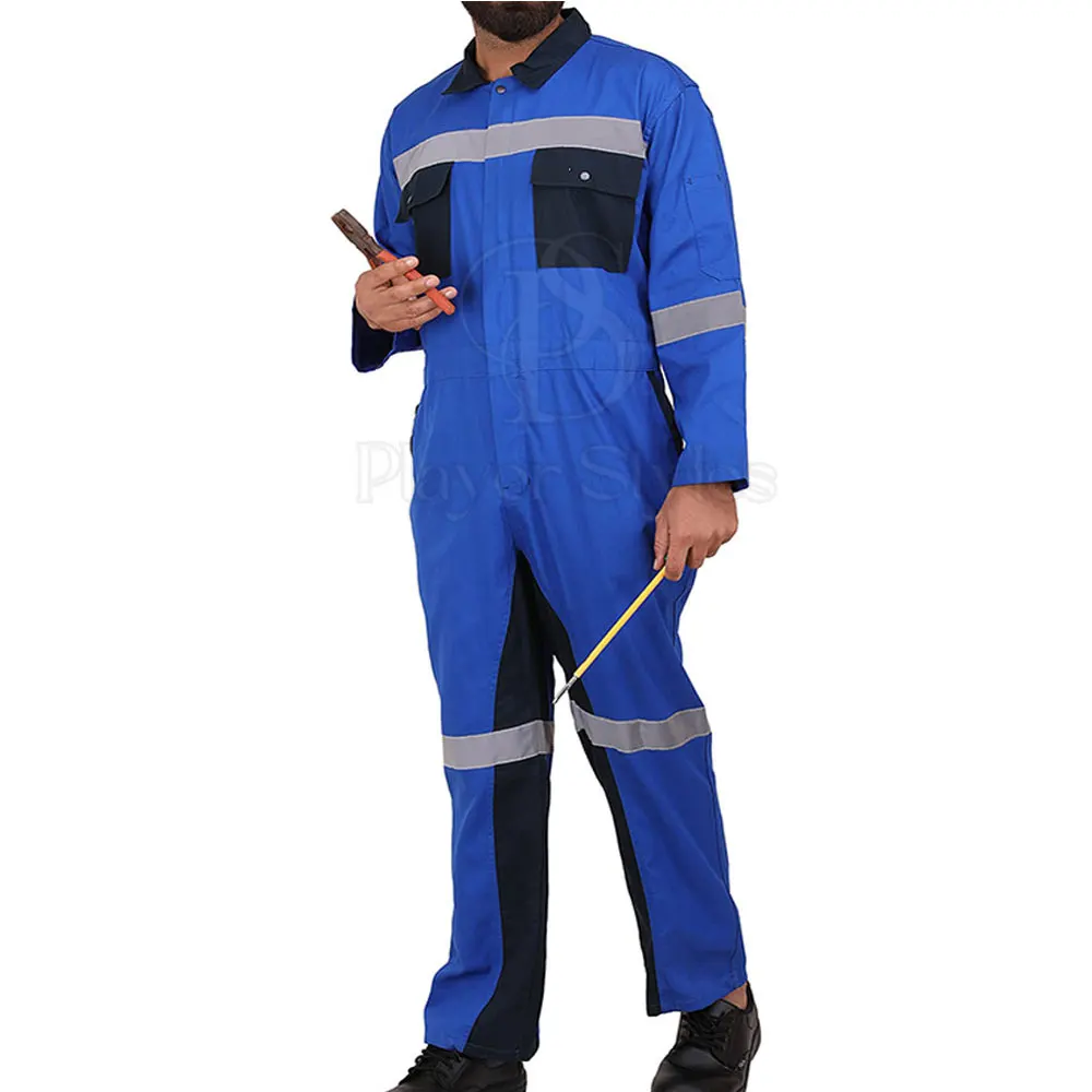High Quality Customizable Colors Cotton Working Coverall Uniform Waterproof Printed Reflective Feature Made in . for Adults