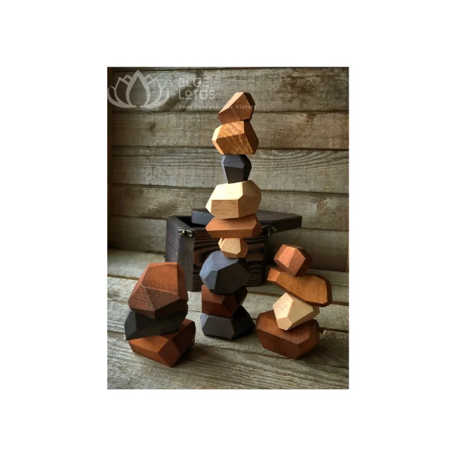 Top Recommended Tumi Ishi Balancing Stones, Combining Art and Mindfulness Handcrafted Wooden Rocks Transform Playtime