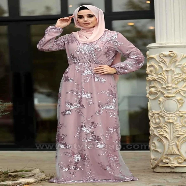 Breathable wholesale prices Customized sizes new stylish latest Jibab Abaya Muslim Women Ethnic wear 2025
