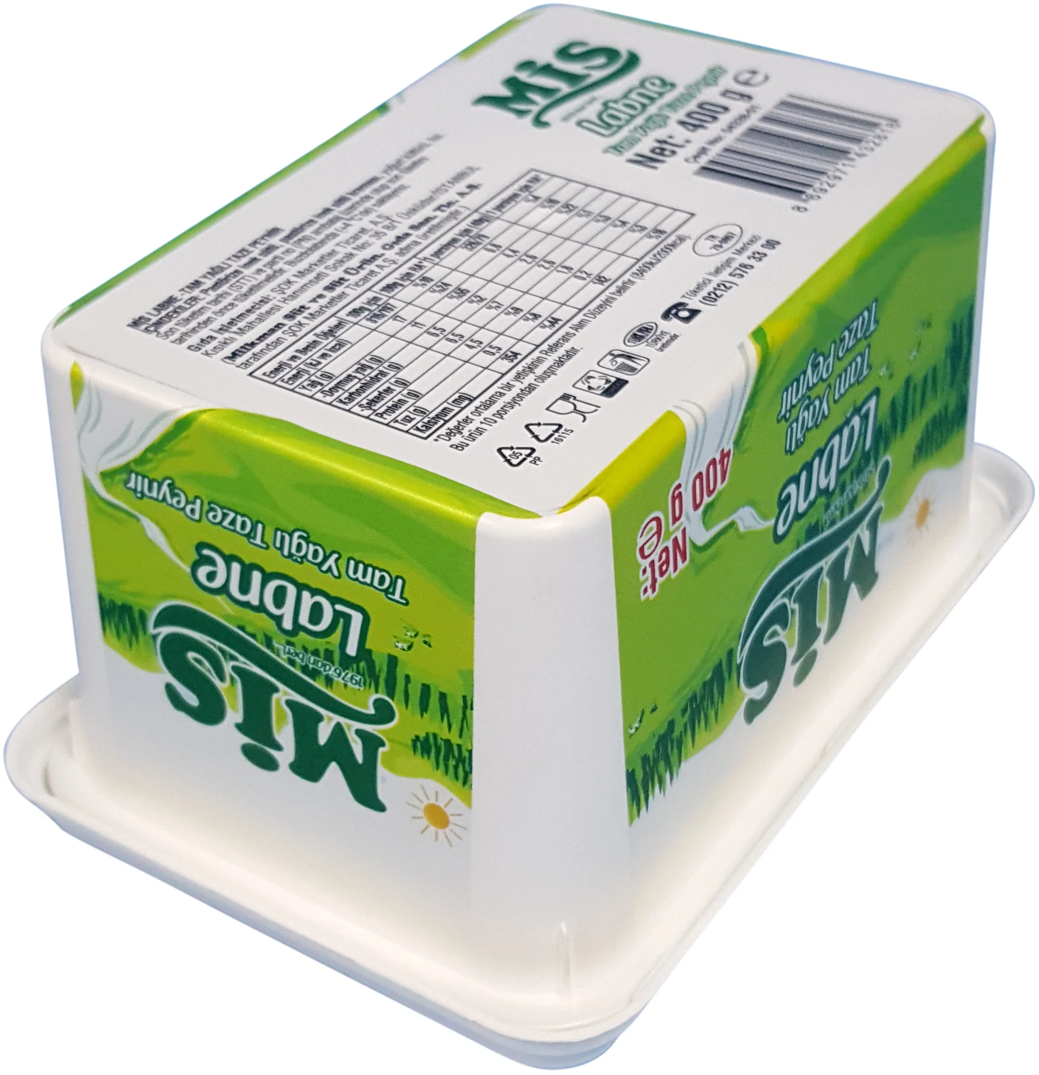 400 мл молочный сыр прямоугольный логотип упаковка для пищевых продуктов пластиковая коробка перерабатываемый биоразлагаемый полипропиленовый