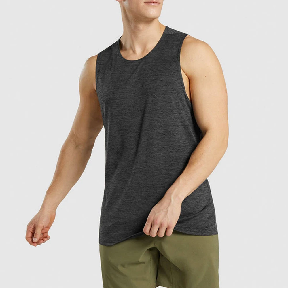 Custom Mens Tank Tops Sleeveless Gym Square Neck Neoprene Crop Tank Tops Sports Celebrity Bra To Wear Under T-shirt For Men