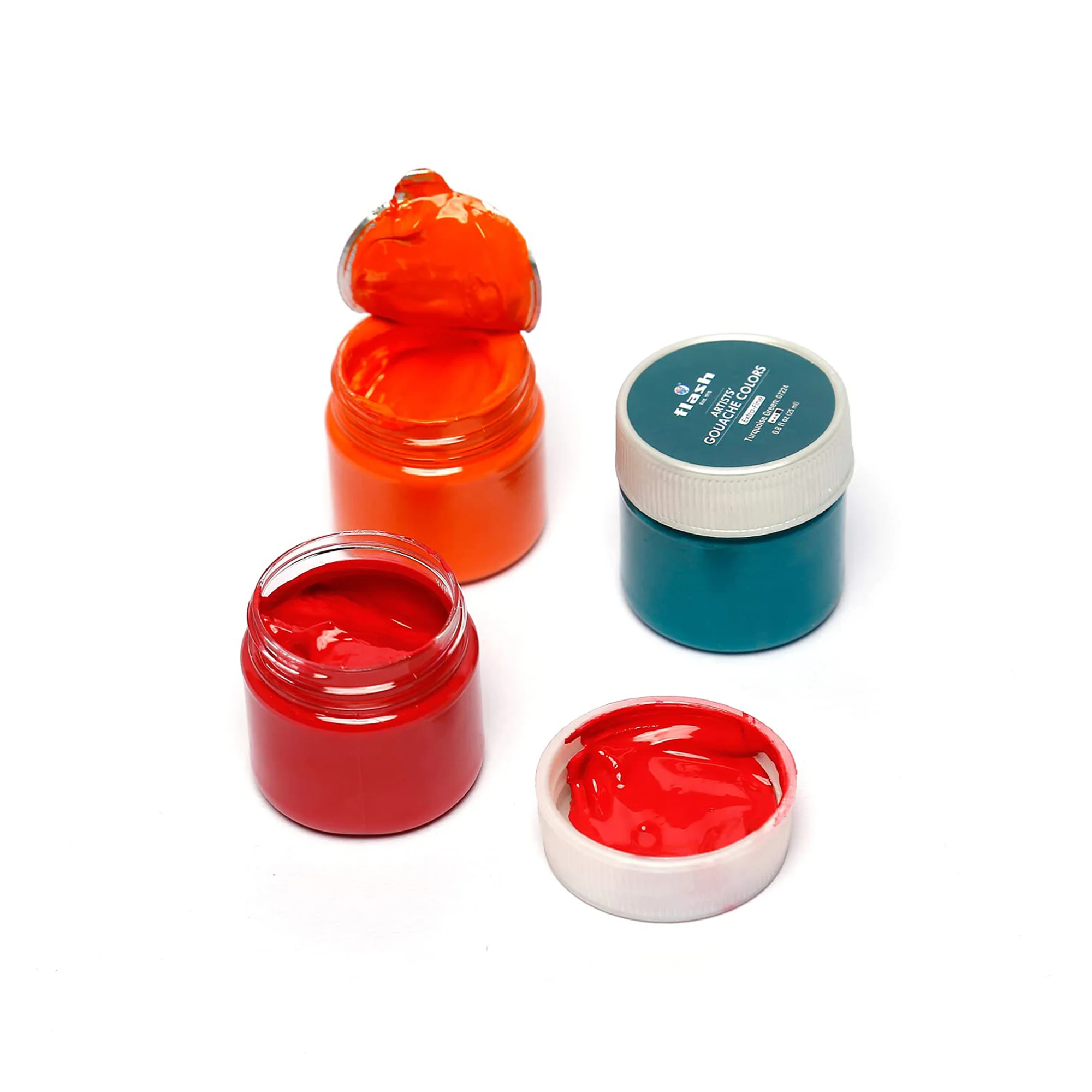 Flash 16 colors gouache paint set 25 ml wholesale Non Toxic Eco Friendly Gouache Colors
