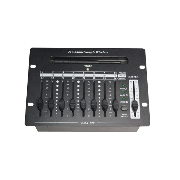 24CH DMX simple 2.4G wireless DMX Controller for DJ disco stage party lighting