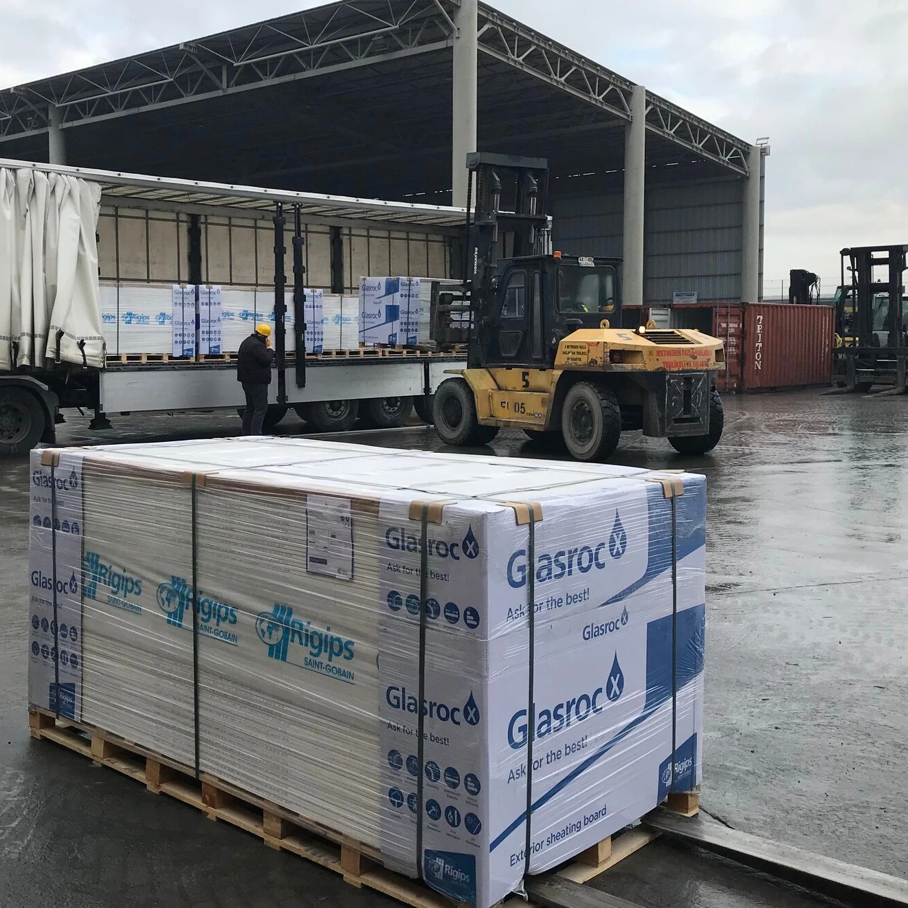 Glasroc X Sheathing Exterior Board Outdoor Gypsum Plasterboard External Boards 12.5mm Drywall