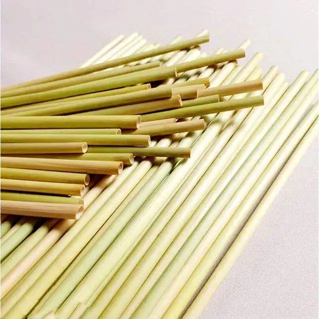 Hot Selling Eco-friendly Drinking Grass Straws With High Quality Manufacture At ViGi Farm From Vietnam