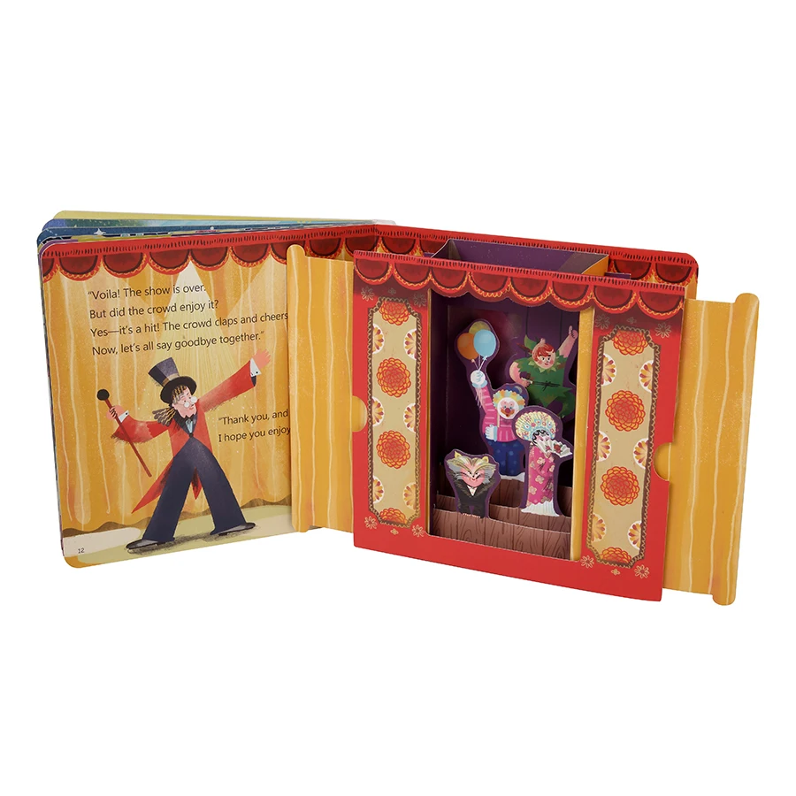 Customized Oem Hot Sale Kids Baby English Story Educational 3D Pop Up Books For Children