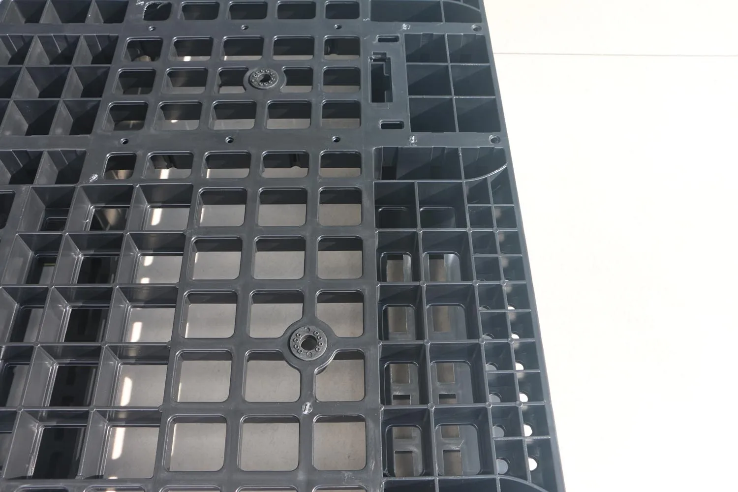 NEXARA 1210 Euro Plastic Pallet Trays 1200*1000*150mm Double-Sided Single Faced 4-Way Entry Factory Warehouse Grid