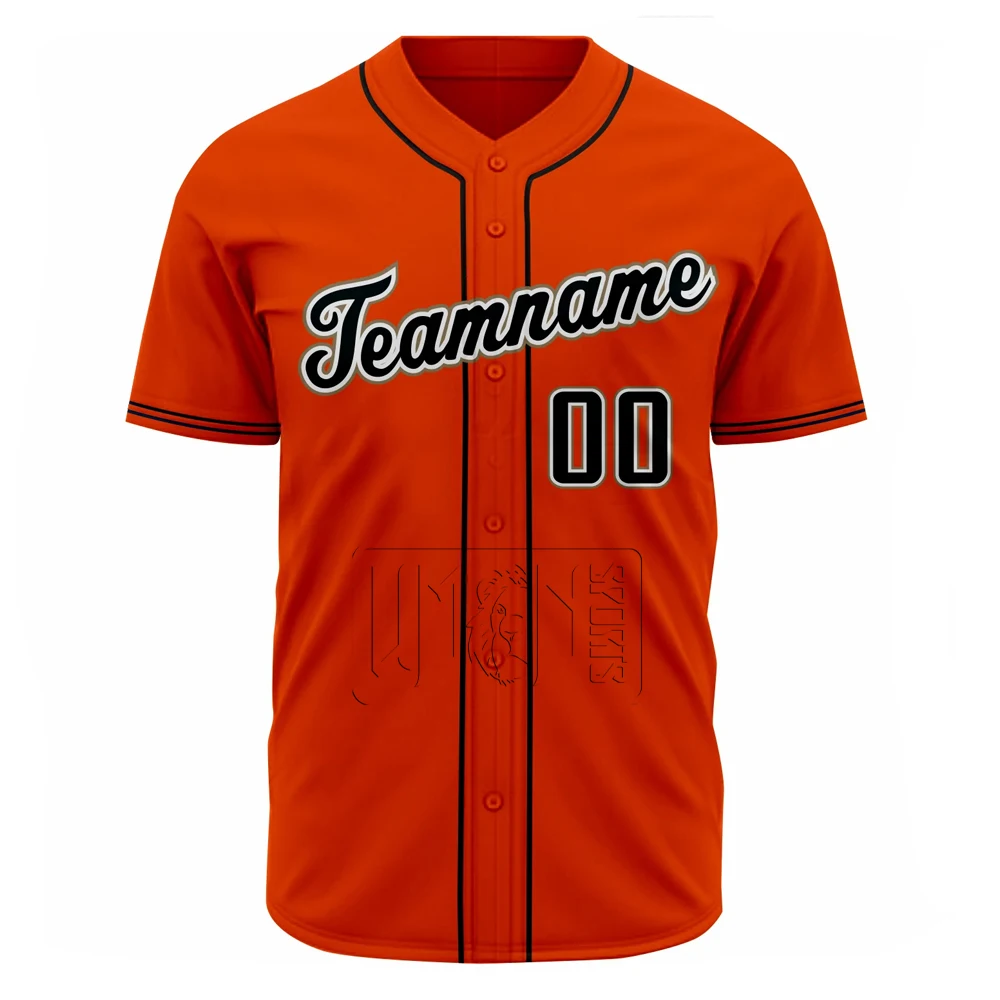 Baseball Jersey Hot Sale Custom Logo & Players Name & Number Blank 100% Polyester Button Down Shirt Custom Baseball Jersey