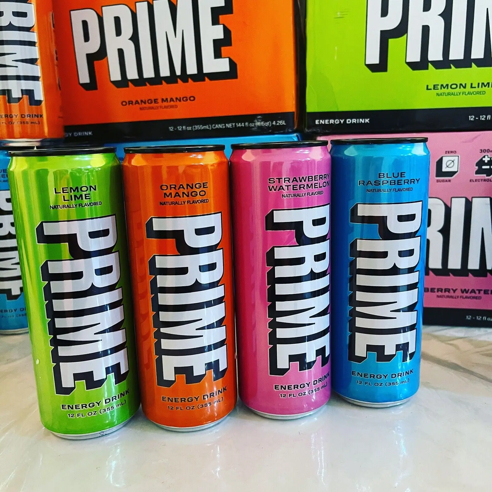 PRIME Hydration Energy Drinks