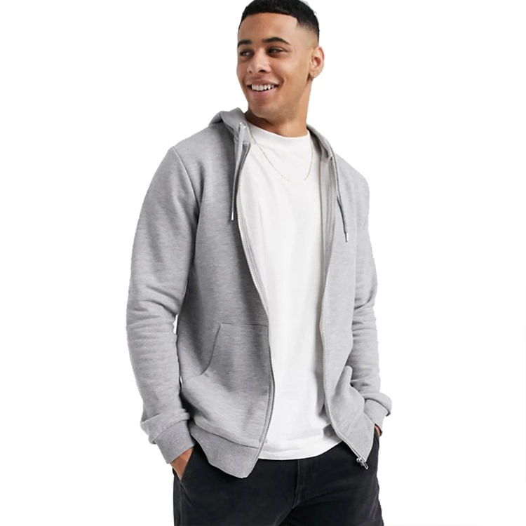 Wholesale top selling Cotton men gym hoodies zipper hoodi pullover full face zipper up hoodie custom printing blank full hood
