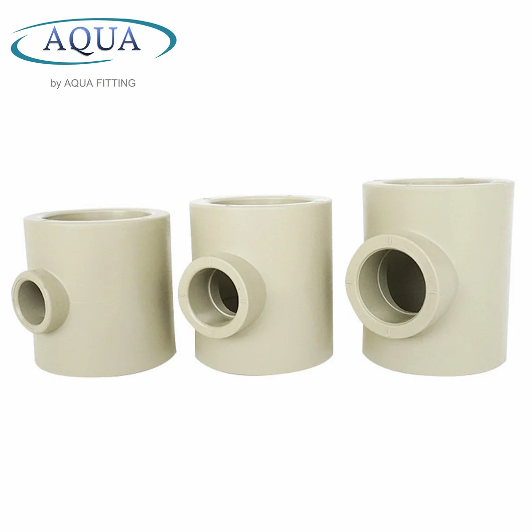 Water Supply Plumbing Materials Plastic PPR Pipe Fitting Reducing Tee