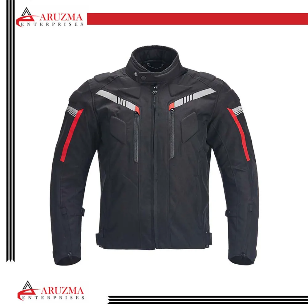 Motorcycle Jacket Mesh/Cordura Material Safety Features Waterproof All-Weather