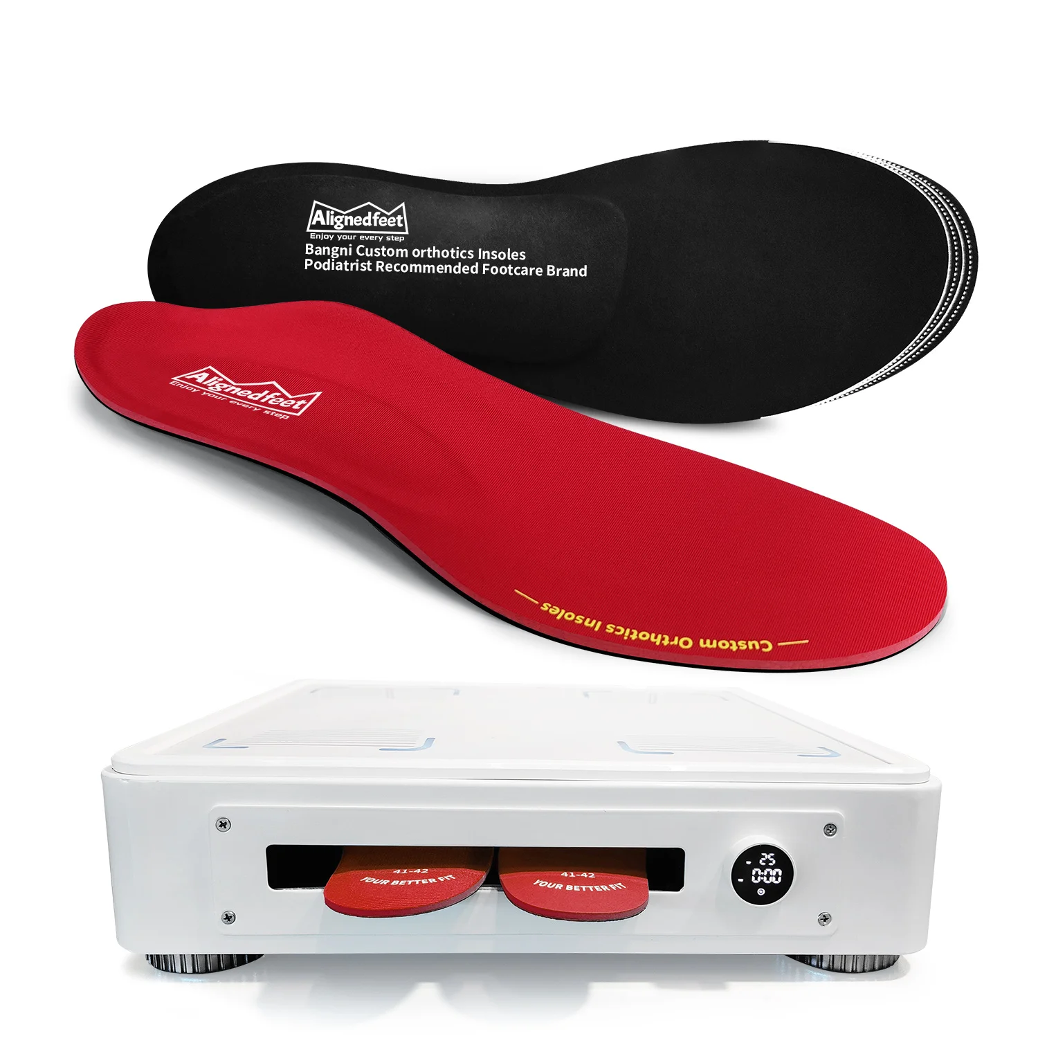 Personalized Shoe Inserts Podiatrist Heat Molded Instant Custom Made Insoles for High Arch