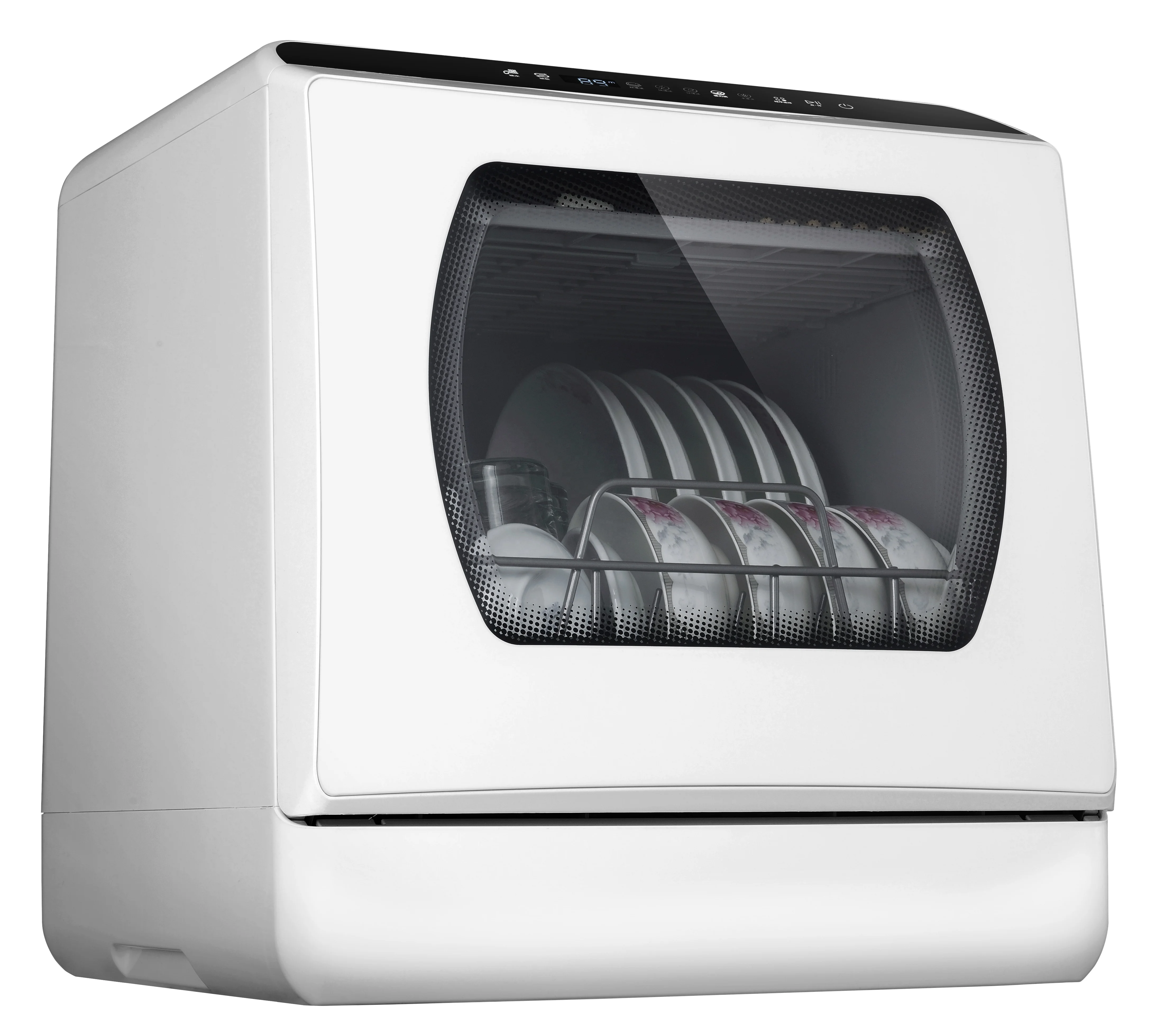 4 Sets Household Mini Dishwashers Automatic Home Smart Compact Dishwasher for Kitchen