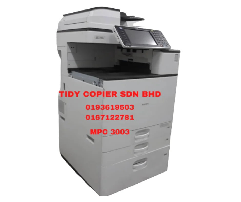 HOT SELLING RICOH MULTIFUNCTIONAL PHOTOCOPIER MPC 3003 PRINTER SCAANNER COPIER HIGH QUALITY USED PHOTOCOPIER FOR HOME AND OFFICE