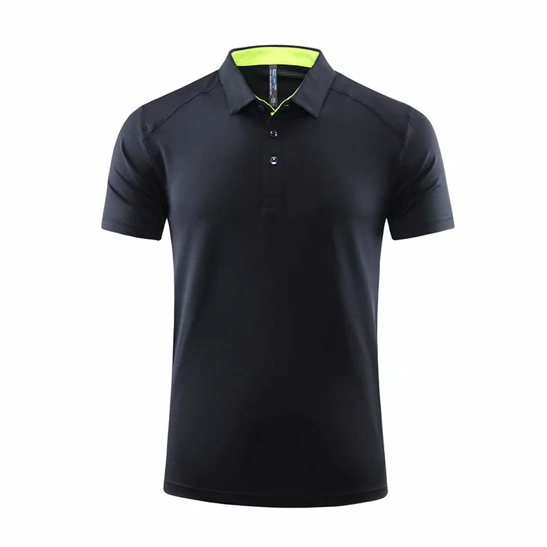 High elasticity quick dry men plain shirt supplier golf shirts for men polo