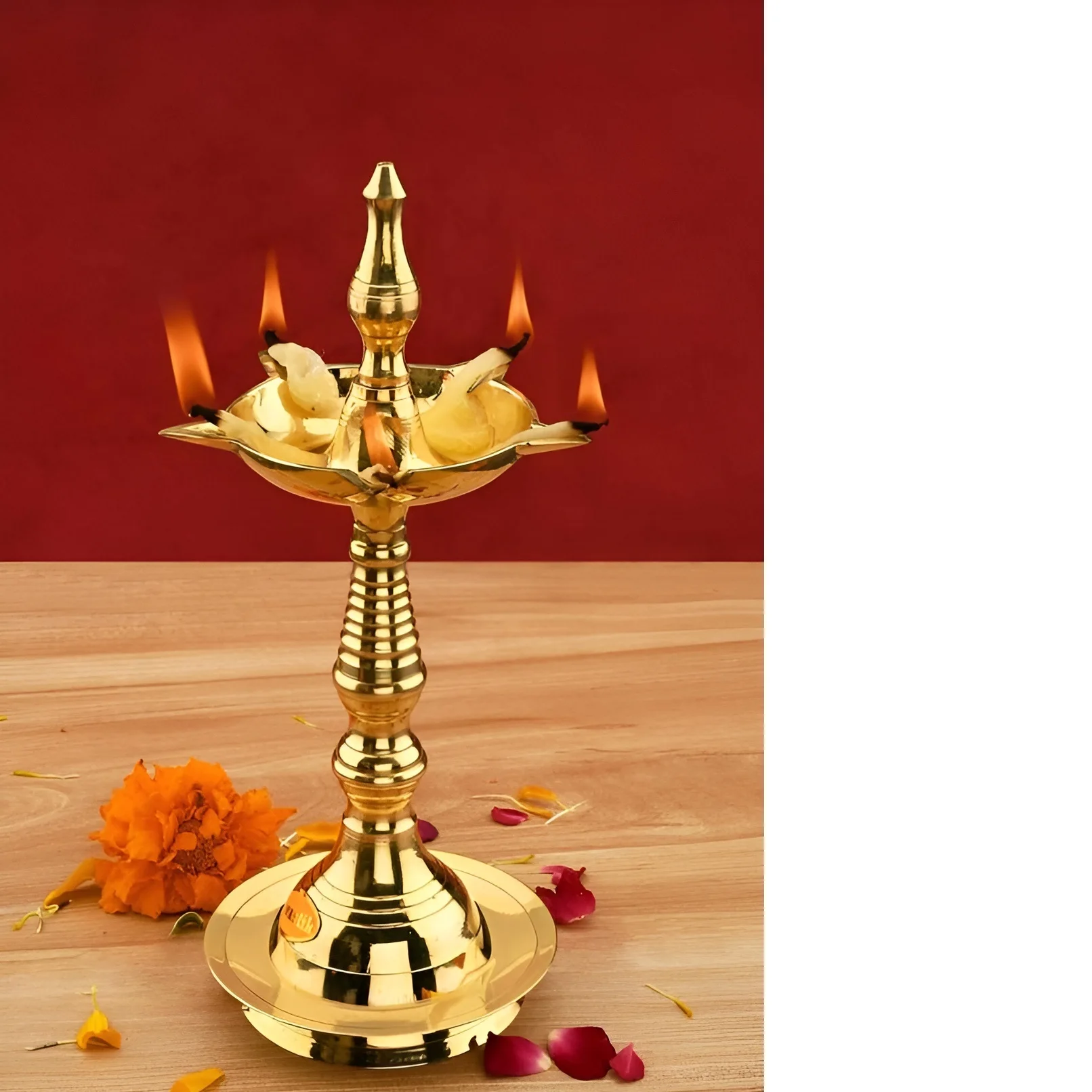 Fine Quality Diwali Metal Diyas Lamps Metal Lotus Shaped Diya For Diwali Puja Pooja Festive Home Decor Corporate Gift 2024