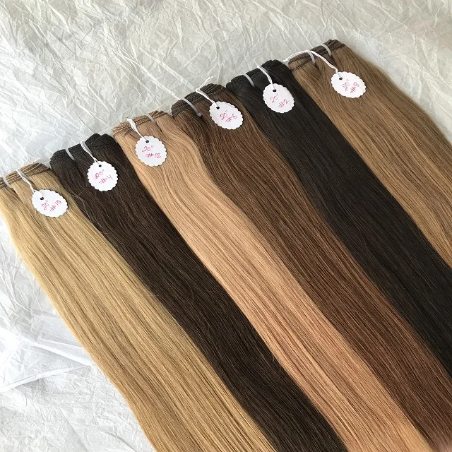 Top Premium Quality Brazilian Remy Mink Cuticle Aligned All Straight Coloured Bundle Extension Single Donor Wholesale Price List