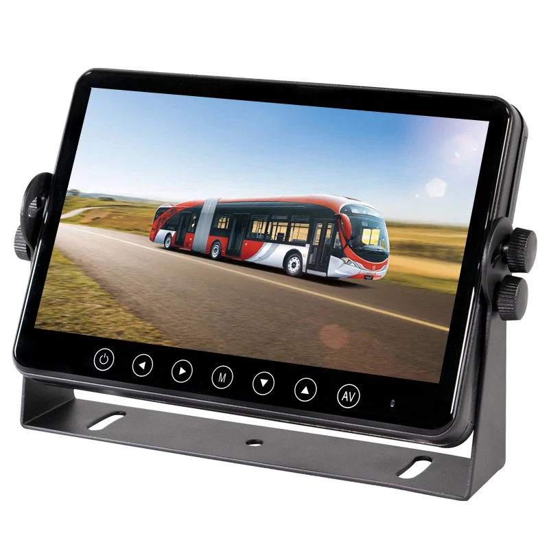 High quality new car rear view monitor 7 inch vehicle monitor 4 channels split monitor