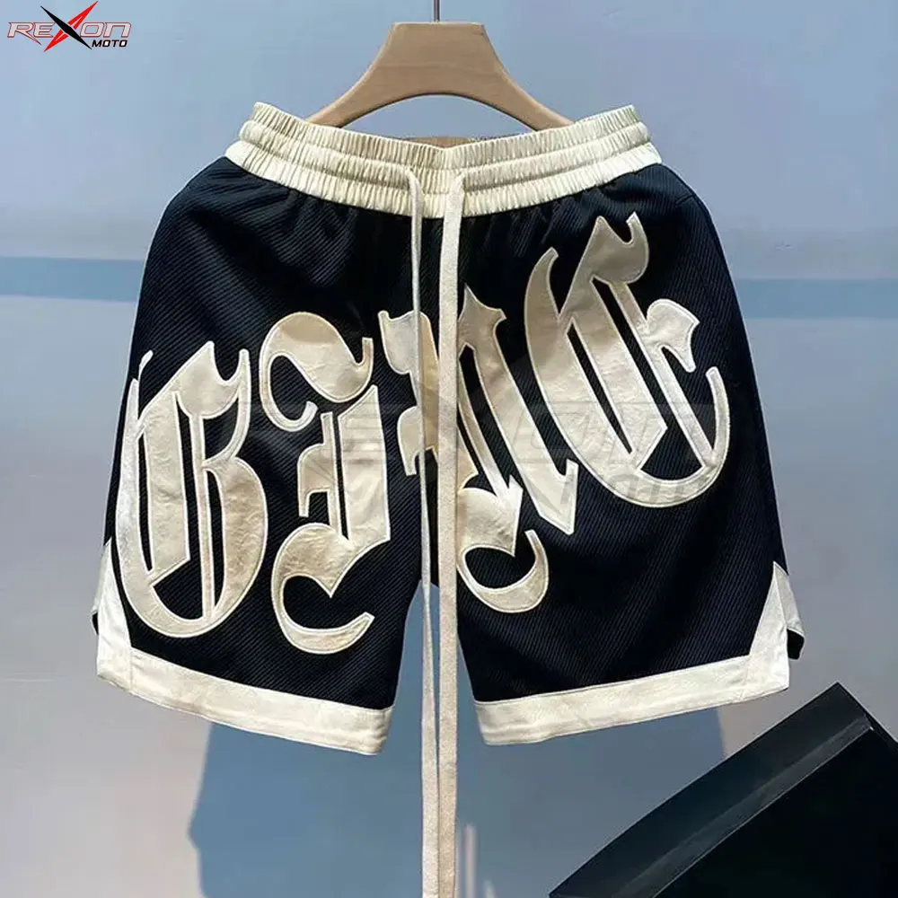 Customized Letter Embroidery Summer Running Shorts Wholesale Breathable New Design Custom Logo Embroidery Shorts