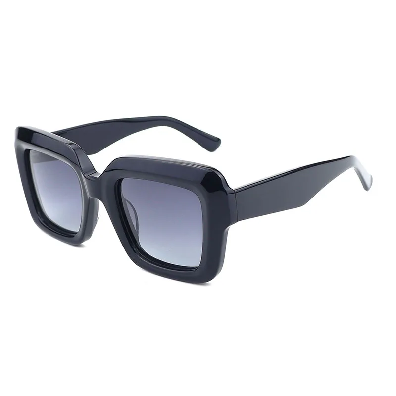 ClassicLuxury Brand Designer Acetate Frame Sunglasses Men Vintage Italy Designer Sun Glasses Women Glass Lens Eyewear