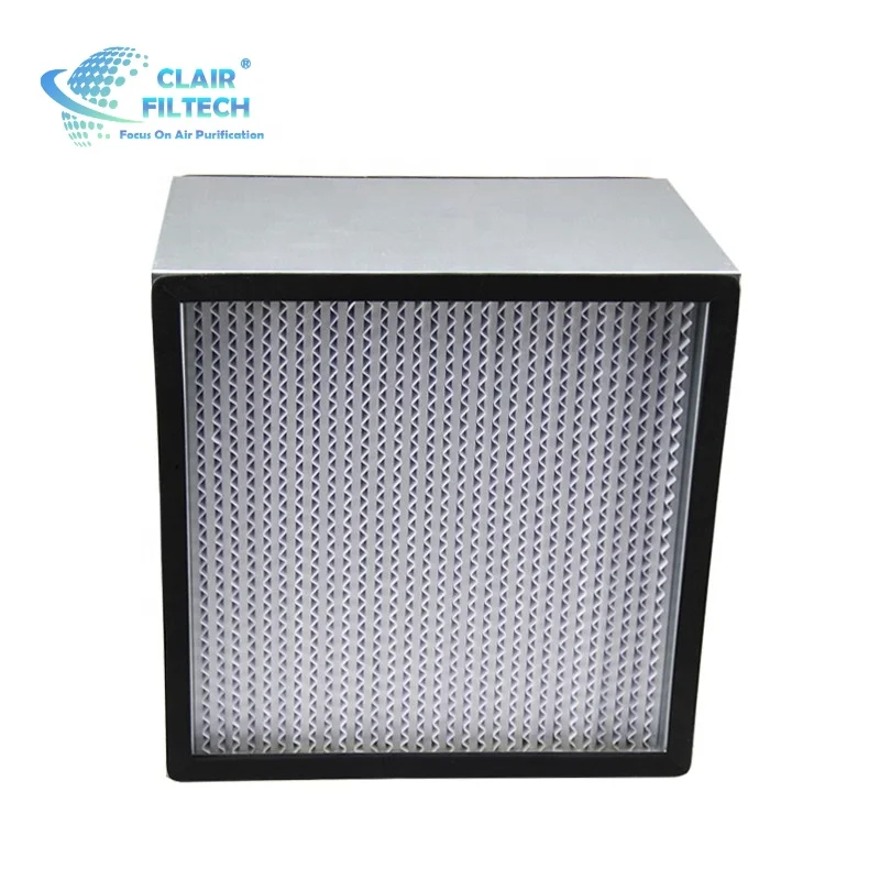 Factory Price Deep Pleated Separator Laminar Flow Hood H13 H14 Hepa Filter For Ventilation System