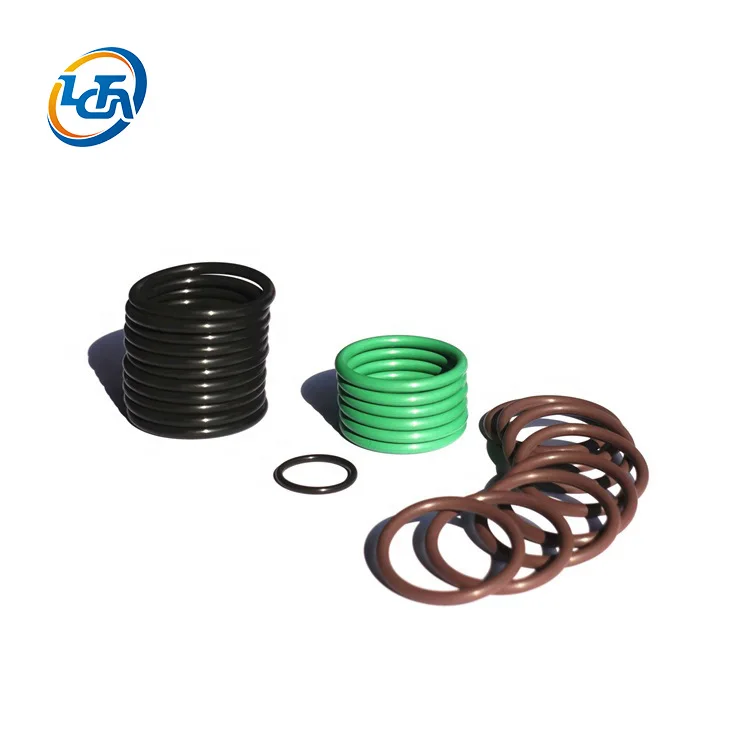 Various color and size flat rubber oring NBR HNBR rubber o-ring FFKM FKM NR EPDM Oring seals supplier