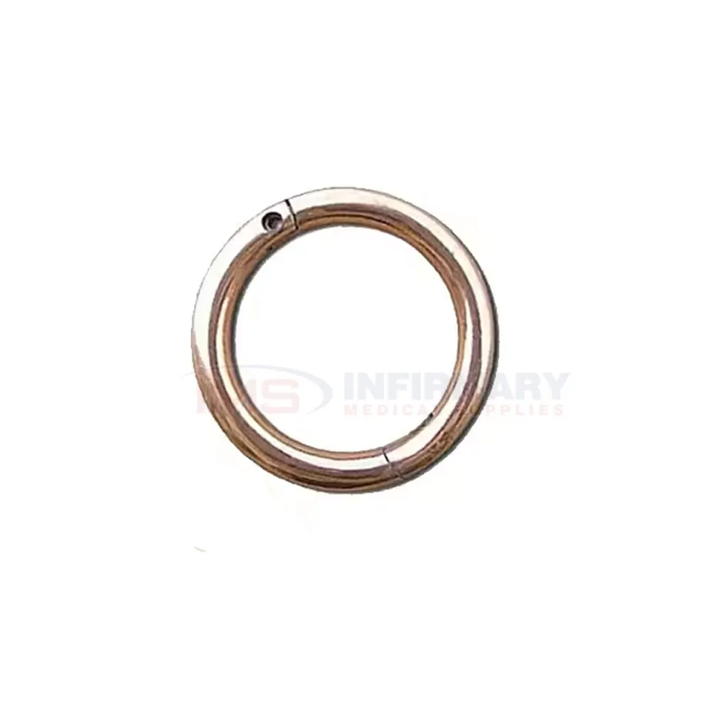 Top Quality Bull Nose Ring Veterinary Instruments Cow Cattle Bull Nose Holder with Button Lock For Animals