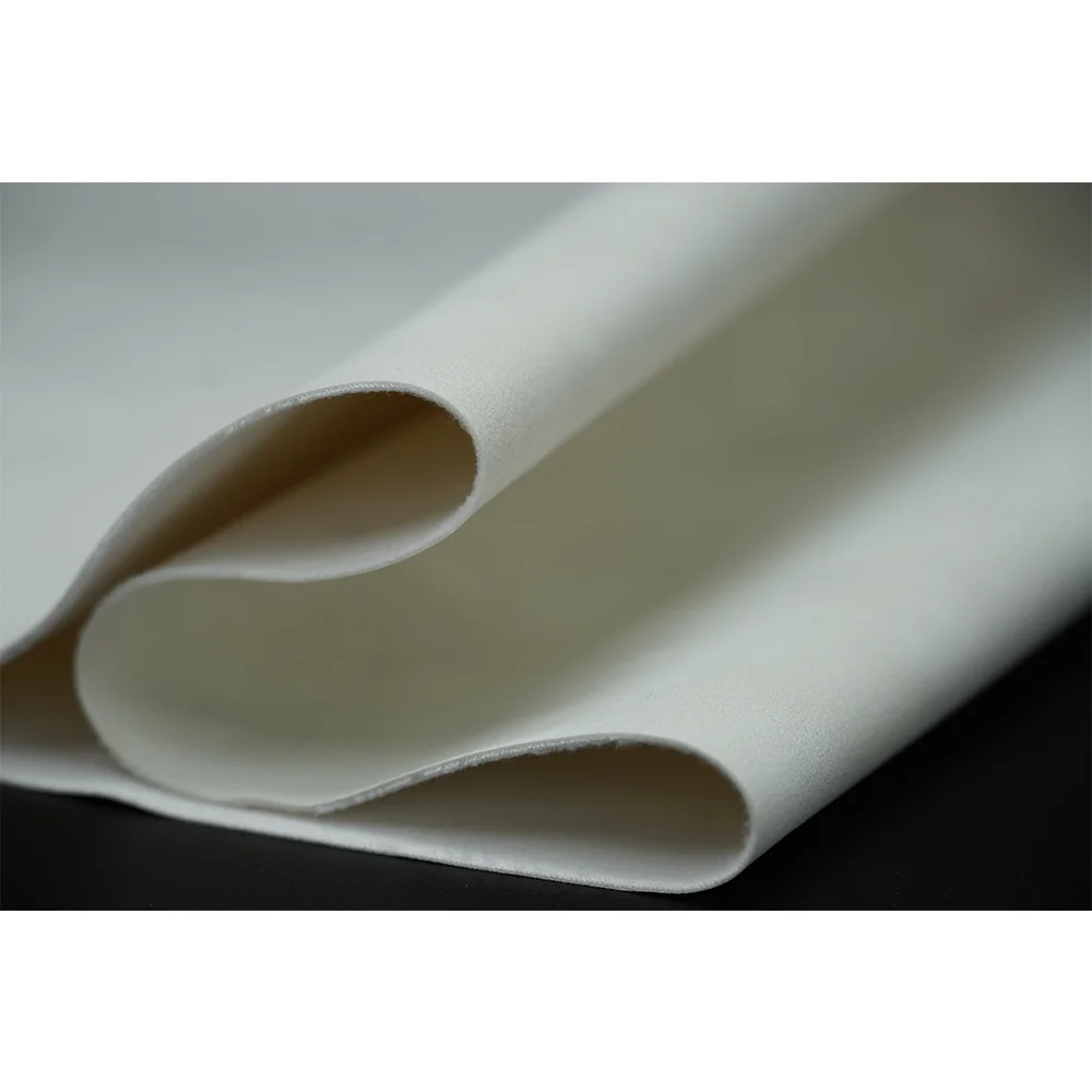 High-Quality Black Elastic Brushed Suede Faux Suede For Upholstery