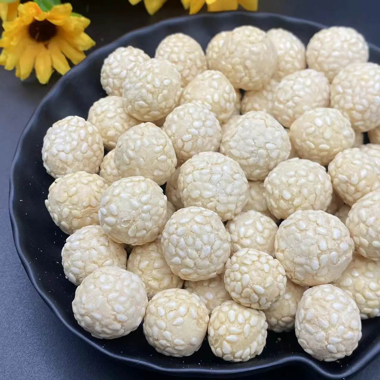 Sesame Coated Peanuts Healthy Snack Crunchy White Sesame Peanut