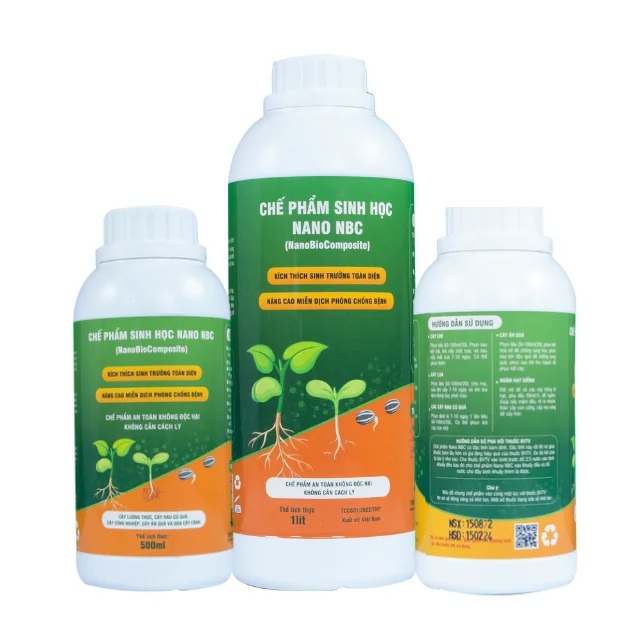 Nano Composite Customer Service Water Soluble Agriculture Biological Fertilizer 1000ML Bottle from Vietnam Manufacturer