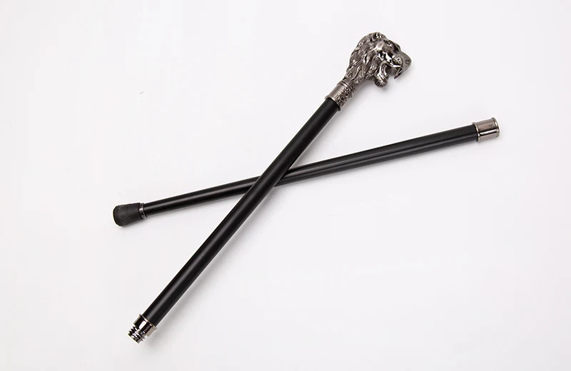 Decorative luxury 2 Piece Vampire Cospaly Walking Stick b Brass Lion Handle Cane Halloween costume walking stick