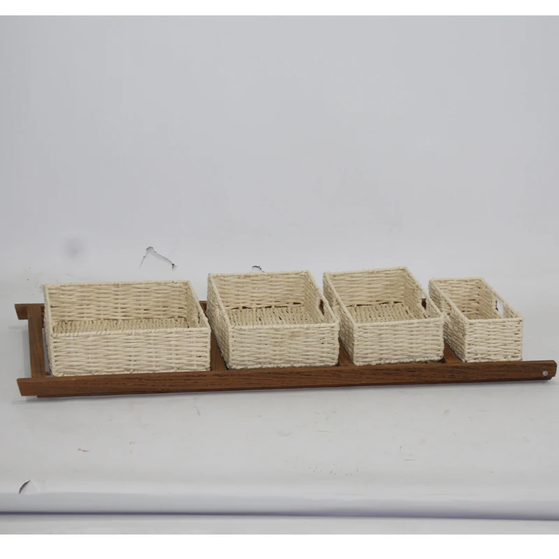 Новый дизайн 4-ярусный выставочный стенд полки для хранения кукурузы bakset broewn клор