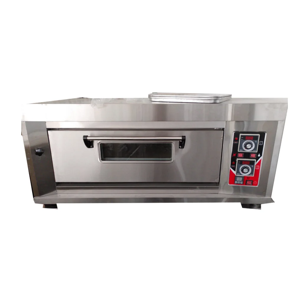 Single deck gas industrial oven for baking cupcakes Bread pizza HJ-HTR101C
