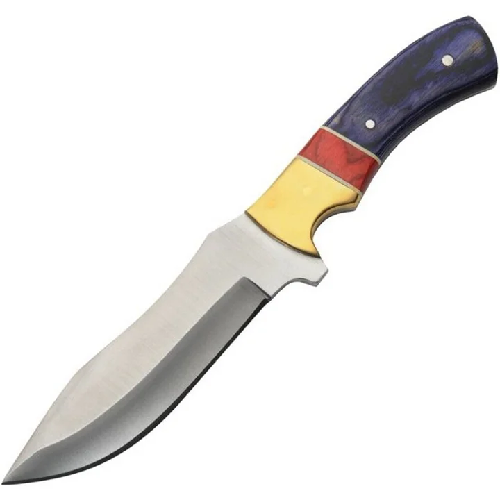 Новый высококачественный изготовленный на заказ нож с фиксированным лезвием красочной ручкой от производителя и экспортера