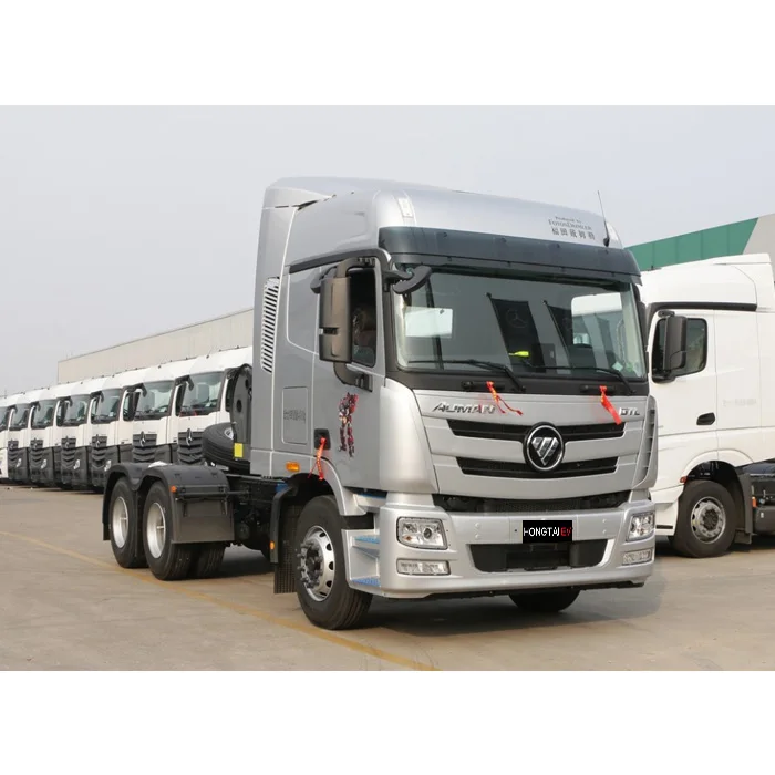 China Famous Brand Howo/Foton Auman 6x4 Tractor Truck 500 hp Trucks Trailer Head for Sale