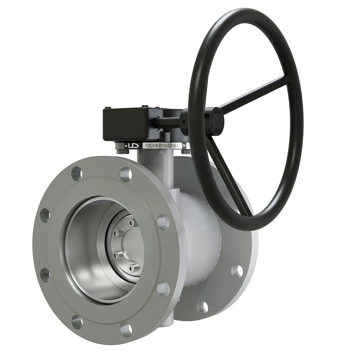 LD triple eccentric butterfly valve flange/flange
