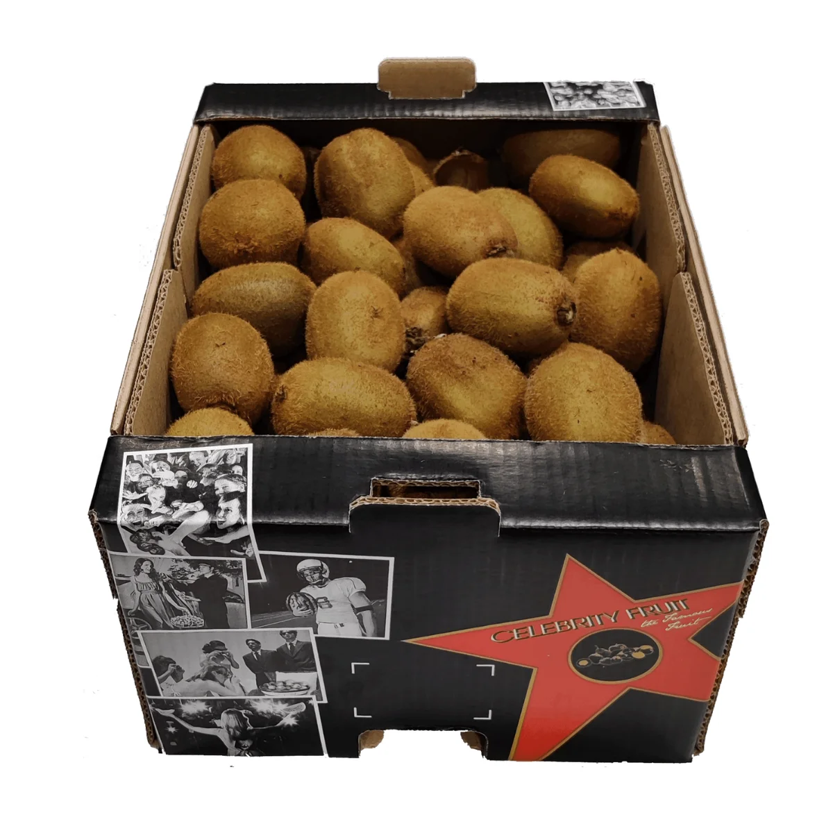 Italian Hayward Fresh Kiwi, 39 size, 75-80 grams, 10Kg Celebrity Fruit loose box, Green Actinidia chinensis