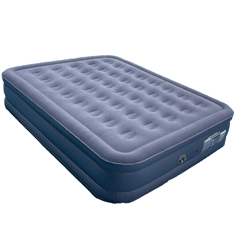 Corduroy sleeping air bed waterproof inflatable mattress outdoor camping air bed mattress with pump queen size mattress