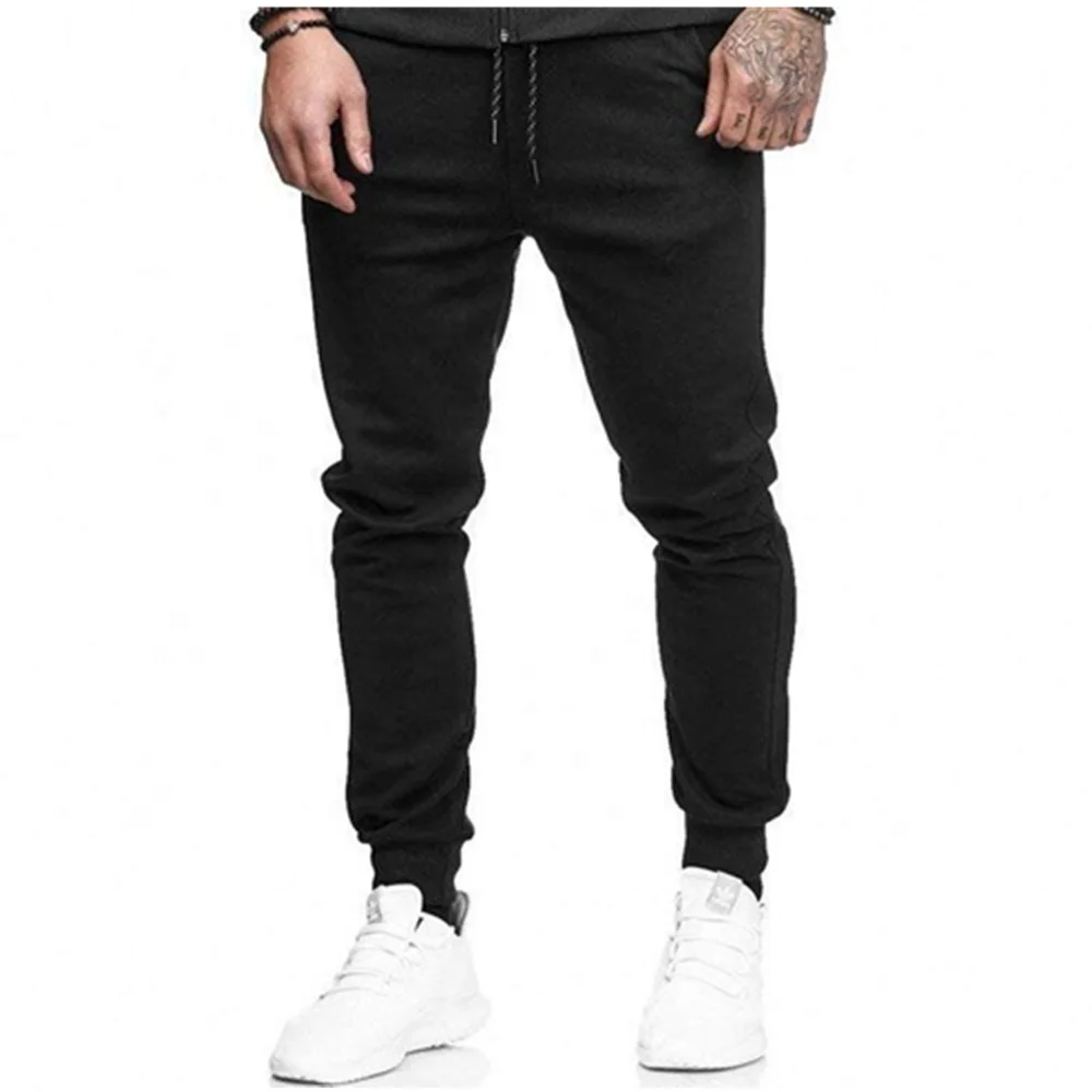 sweat pants men sweat suit bottom high quality Quick dry Breathable dull  joggers pants Hot selling 2024 Cuff and ide pockets ho