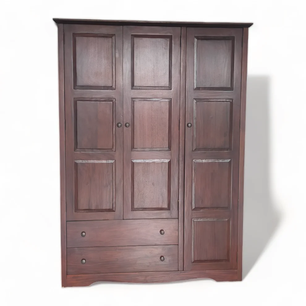 Современный современный стиль 3-дверный деревянный большой шкаф с ящиками для спальни кухни гостиной домашней мебели