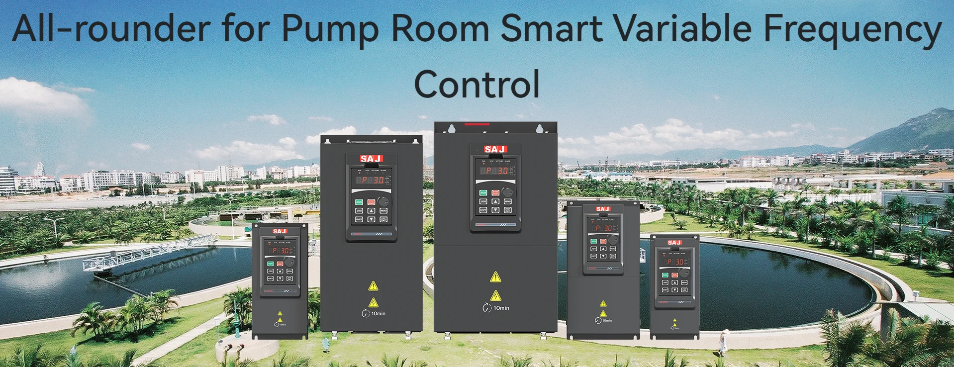 SAJ series national standard keyboard control constant water pressure control inverter for water pumps