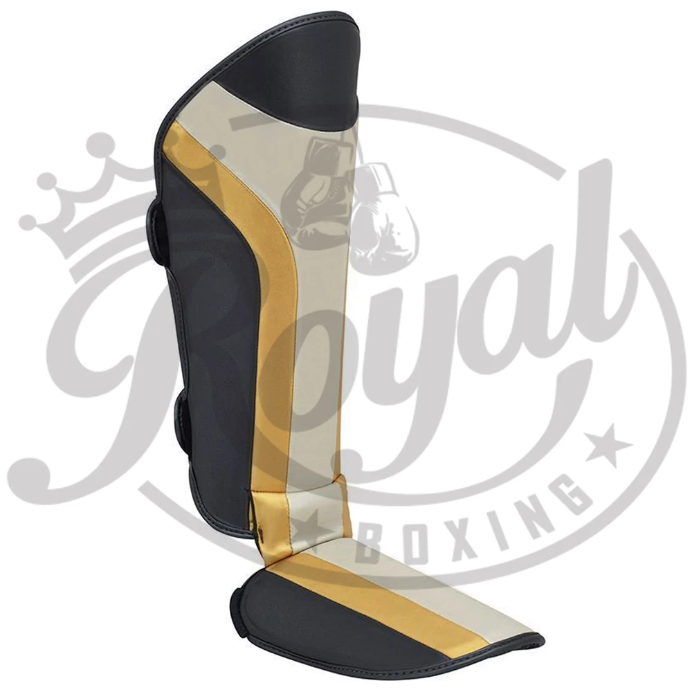 Best Selling MMA Shin Instep Guard Leg Boxing shin guards Muay thai Leather training shin pads