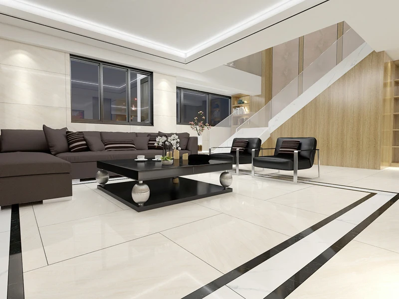 Non- Slip Rustic Tiles 1200 X 600mm Matt Cement Antique Spanish Porcelain Ceramic Floor Tile For Living Room