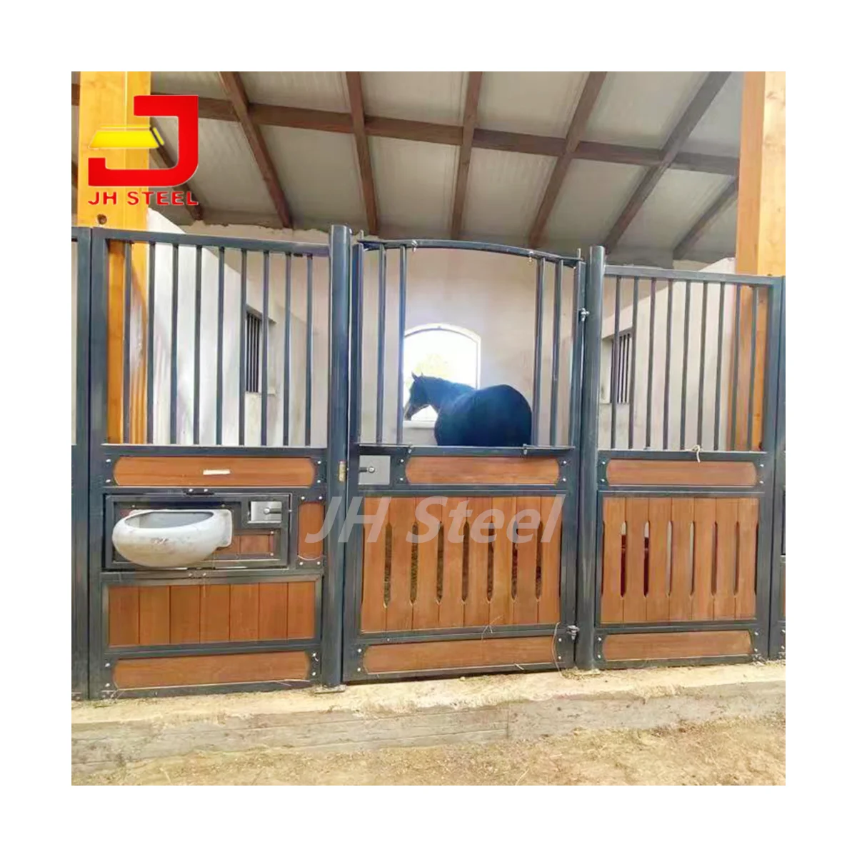 Luxury portable prefab metal boarding stable with horse barns