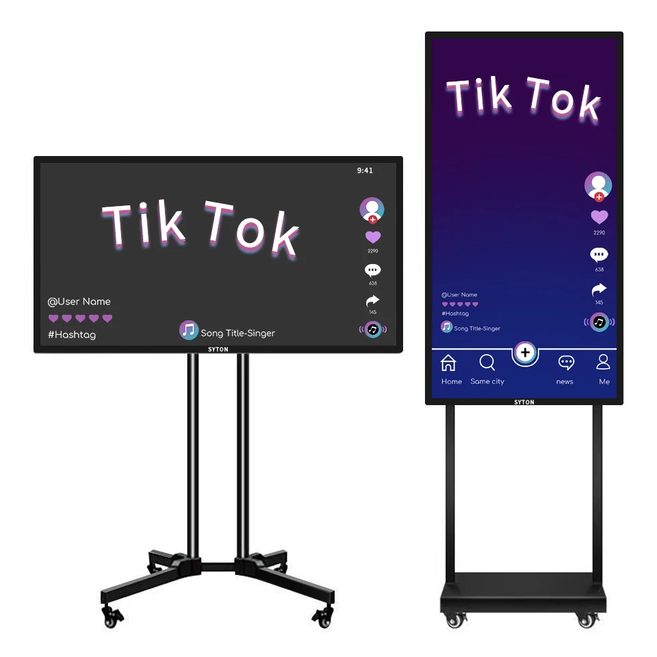 32 43 49 55 Inch Internet Mobile Live Interactive Broadcast Screen Facebook Live Broadcasting Video Live Streaming Equipment