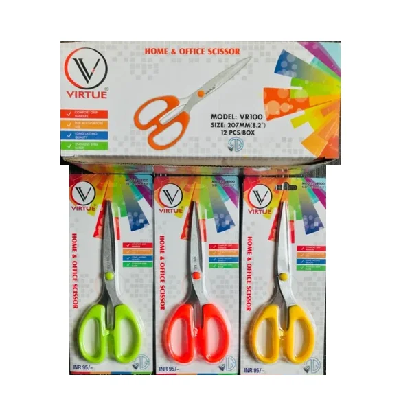 Reasonable Prices Material Made Paper Cutting Scissors with Multi Colored For Office & School Uses By Exporters