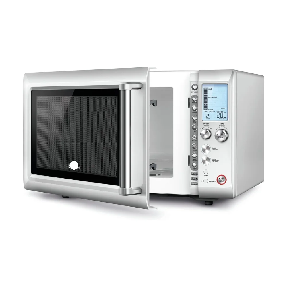 HOT DEAL The Microwave with Quick Touch Compact 1500 Watts Silver Fascia