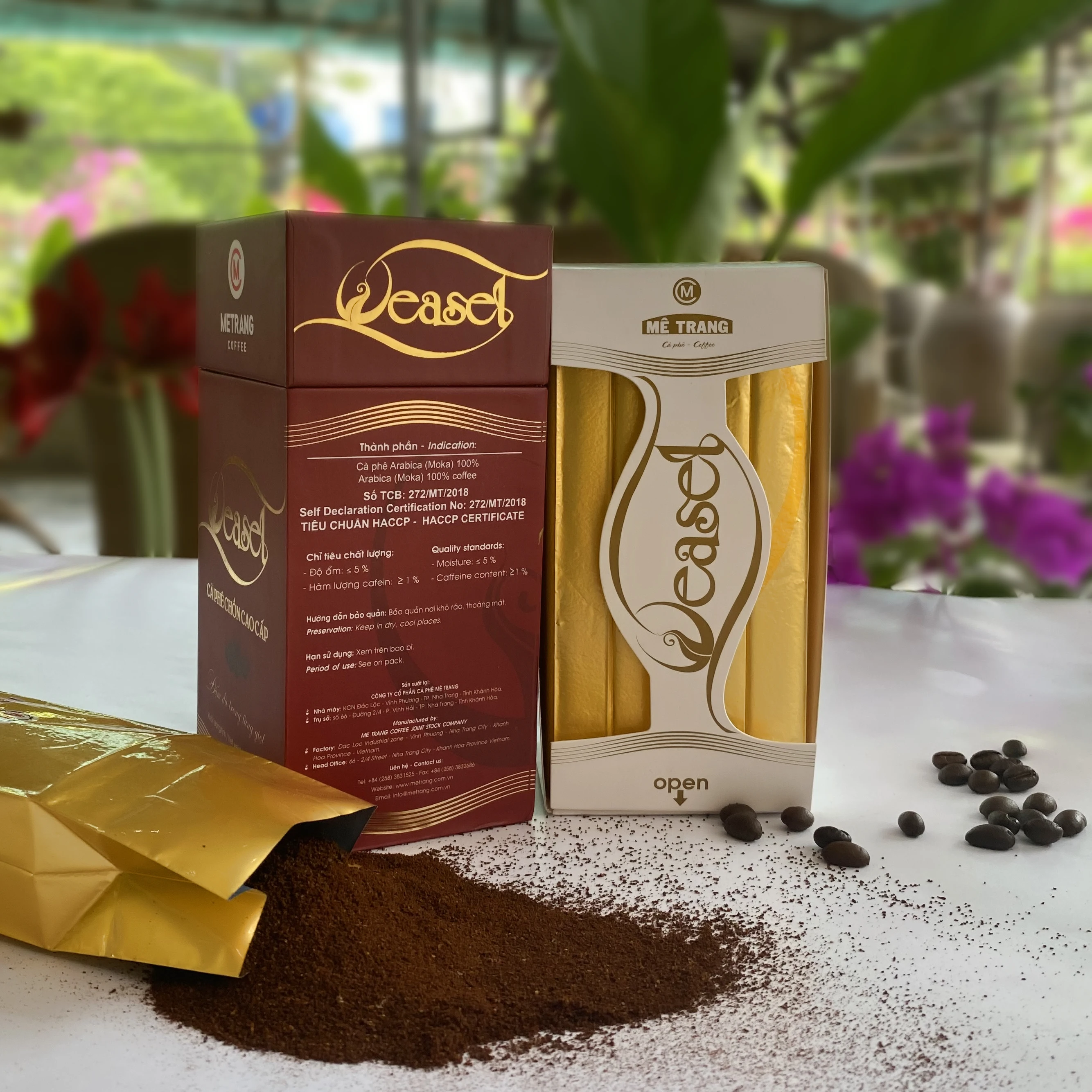 Premium Style Phin Filter Use Arabica OEM/ODM Service gift coffee COFFEE BEAN POWDER Premium Weasel Ground Coffee From Vietnam