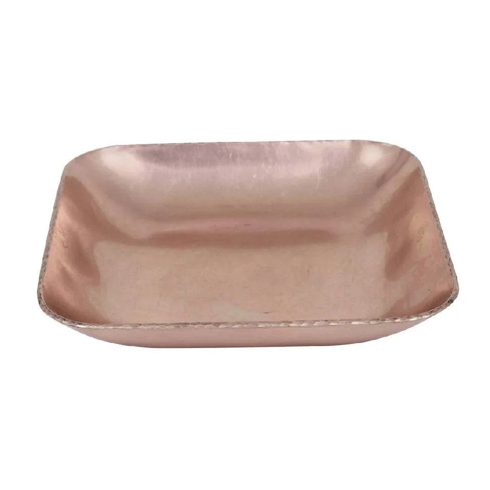 Алюминиевая Декоративная чаша в форме листа золотого цвета для шоколада орехов и сухих фруктов Высококачественная сервировочная